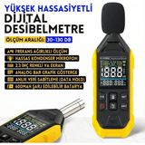 Maison Luré Ölçüm Cihazı Fdm-01 Dijital Gürültü Desibel Ölçer, Hassas ve Kullanışlı
