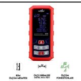 Maison Luré Ölçüm Cihazı Uni-T LM70A Lazer Metre 70M