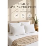 Maison Luré Pamuklu Fermuarlı Iç Yastık Kılıfı 50 x 70 cm - Siyah