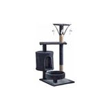 Maison Luré Peluş Kaplamalı 40X50X97 cm Kedi Tırmalama Tahtası Kedi Tırmalaması