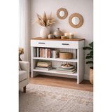Maison Luré Petek Üstü Minimal Kahve Köşesi Dolabı (Derinlik 32 Cm) Dresuar - Siyah