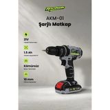 Maison Luré Profesyonel Şarjlı Matkap 21V 1.5 Ah Brushless Akülü Vidalama - Seçenek 1