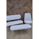 Maison Luré Puf 1 Adet Retro 2 Adet Coco Takım Kılıfı Puf & Bench - Seçenek 1 - Siyah