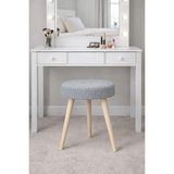 Maison Luré Puf & Bench Ahşap Ayak Dekoratif Puf Tabure Bench Koltuk Sandalye