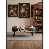 Maison Luré Puf & Bench Geniş Oturum Alanlı Oval Puf Bench Sandalye 90X35