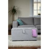 Maison Luré Puf & Bench Yumuşacık Doku Teddy Kumaş Makyaj Masa Pufu