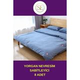 Maison Luré Rahat Uyku Için Yorgan ve Nevresim Sabitleyici 8 Adet Ütü Masası ve Aksesuarı