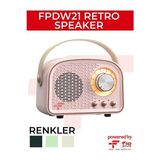 Maison Luré Retro Mini Taşınabilir Radyo, Bluetooth ve Tws Stereo Hoparlör Nostaljik Radyo