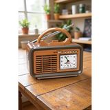 Maison Luré Retro Mp3 Radyo ve Bluetooth Hoparlör ile Çok Fonksiyonlu Müzik Kutusu Nostaljik Radyo