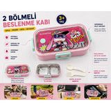 Maison Luré Saklama Kabı Okul Beslenme Kabı Paslanmaz Çelik Sızdırmaz Kaşıklı Yemek Kabı 1000ML