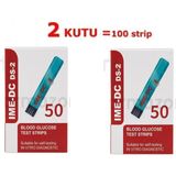 Maison Luré Şeker Ölçüm Strip Çubuğu 100 Adet 2 Yıl Ölçüm Cihazı - Siyah - Seçenek 1