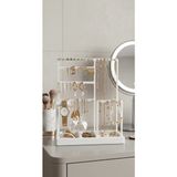 Maison Luré Şık Takı Düzenleyici Organizer – Kolye, Küpe, Yüzük ve Saat Askısı Makyaj & Takı - Siyah - 1 Adet - Seçenek 1