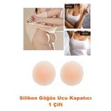 Maison Luré Silikon Göğüs Ucu Gizleyici ve Kapatıcı Çift Seti Göğüs Pedi ve Koruyucu