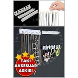 Maison Luré Takı ve Aksesuarlar Için 9 Parçalık Askılık ve Stand, Çok Fonksiyonlu Makyaj & Takı Organizeri