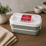 Maison Luré Yemek Kabı 2 Katlı Çatal Kaşıklı Taşıma Saplı