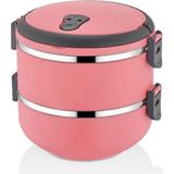 Maison Luré Yemek Kabı 2 Katlı Sefer Tası Yemek Termosu Pembe