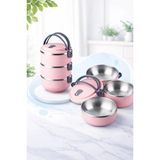 Maison Luré Yemek Kabı 3 Katlı Yemek Termosu Sefer Tası Saklama Kabı 1,8 Lt
