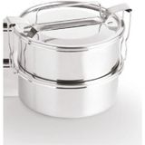 Maison Luré Yemek Kabı Çelik 2 Li Sefer Tası Tek Kişilik 12X6CM