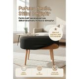 Maison Luré Yıkanabilir Puf Tabure Kılıfı 59X37X17 Siyah Puf & Bench - Seçenek 1