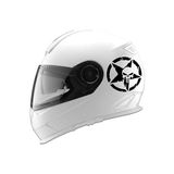 Maison Luré Yıldız Punisher Motor Kask, Güçlü ve Güvenli Sürüş Koruyucu Çamaşır Kurutmalık