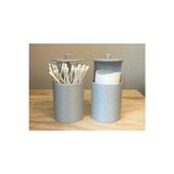 Maison Luré Yumuşak ve Şık Pamuk Tutucu, Doğal Ev Dekorasyonu Parçası Makyaj & Takı Organizeri