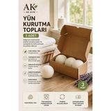 Maison Luré Yün Kurutma Topu, Makine Için 3'lü Set Çamaşır Kurutmalık