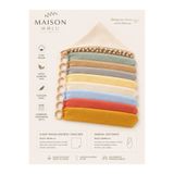 MAİSON MOLU 9 Parça Müslin Bebek Seti – 8’li Ağız/Omuz Bezi + 90x80 cm Kundak Battaniye