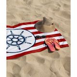 Maisonette Rudder Plaj Havlusu 75 x 150 cm Renkli Pamuk Materyal ile Ek Özellikler Sunuyor