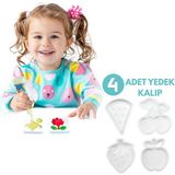 Maisonord Magic Water Elf Sihirli Su Hayvanları Kendin Yap Eğitici Oyun Seti 4 Adet Kalıp ile Aile ile Oynanabilir