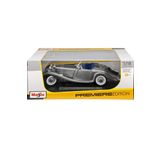 Maisto 1/18 1936 Mercedes-Benz Special Roadster Premiere Edition Die-Cast Model Araba Gri