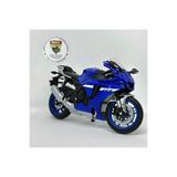 Maisto Diecast Yamaha YZF-R1 2021 1:12 Diecast Motosiklet Model – Lisanslı Maisto Metal Maket & Koleksiyon