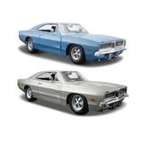 Maisto Dodge Charger 1969 1:24 S/E Mavi Model Araba