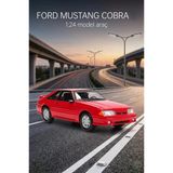 Maisto Lisanslı 1993 Ford Mustang Svt Cobra 1:24 Kapıları Ve Kaputu Açılan Metal Oyuncak Model Araba