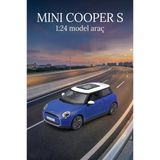 Maisto Lisanslı Mini Cooper Se (J01) Die Cast Metal Kapıları Açılan Tasarım Oyuncak Model Araba