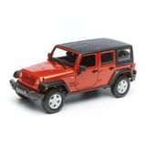 Maisto MAY-32523-3 2015 Jeep Wrangler Unlimited 1:24 Desing Model Araba Kahve
