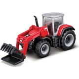 Maisto Mini Work Machines Massey Ferguson Traktör Kırmızı Renkli Oyuncak Araç 11x11x3.5 cm