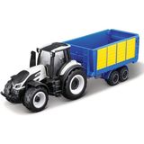 Maisto Mini Work Machines Valtra Traktör ve Römork Seti 3+ Yaş İçin Eğlenceli Oyuncak