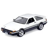 MAISTO Toyota Sprinter Trueno AE86, Beyaz - Model Araba 1:24 - Orijinaline Sadık Koleksiyon Arabası Oyuncak Araba, Hareketli Direksiyonlu, Kapılı, Bagaj ve Kaputlu, 3 Yaşından İtibaren (532916W)