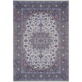 Maisuru Gri Modern Geometrik Etnik Eskitme Desenli Boho Makinada Yıkanabilir Hafif Hav Toz Vermez Leke Tutmaz Kaymaz Taban Dijital Makine Baskı Halı Oturma Odası Salon Yolluk Koridor Mutfak Halısı