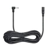 Maixbomr 9FT DC 5.5mm x 2.1mm Güç Kablosu, 18AWG 90 Derece 12V DC Erkek - Dişi Uzatma Kablosu Güvenlik Gözetleme Kamerası, LED Şerit, DVR, Yönlendirici (DC 5521-3M/9FT)