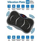 Majesty 3D 5 Programlı Titreşimli Spor Kondisyon Fitness Egzersiz Aleti Vipration Plate - Gri