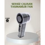 Majeur 100 Kademeli Ayarlanabilir Mini Fan | Dijital Ekranlı Serinici