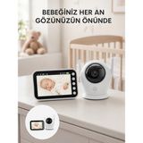 Majeur 4.5 Inç Ekranlı Gece Görüşlü Bebek Kamerası ve Monitörü Yeni Nesil