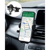 Majeur Araç Havalandırma Telefon Tutucu 360 Derece Döner Otomatik Kilitli Stand