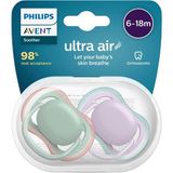 Majeur Philips Avent Ultra Air Emzik 6-18 Ay 2li Kız SCF085/16 - Standart