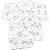 Majeur Sema Baby Sevimli Kuğu Bebek Pijama Takımı 3-6 Ay - Altın Karışık Sim