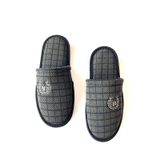 Majhi Erkek Önü Kapalı Terlik Peluş Yıkanabilir Ev Terliği Misafir Çeyiz Damat Terliği Erkek Terlik (SİYAH, EU Ayakkabı Beden Sistemi, Yetişkin, Erkek, Sayısal, Orta, 44)