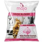 Majo 20x25 gr Bebek Pudrası Kokulu Kedi Kumu Koku Giderici Temizleyici