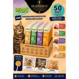 Majo Kedi Ödül Çubuğu 50 Adet | 5 Farklı Aromalı Lollipop Kedi Ödülü