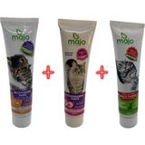 Majo Kediler Için Üçlü Paste Macun Seti (Multivitamin,glucosamine,malt Paste)